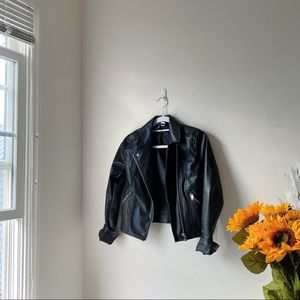 Faux Leather Jacket